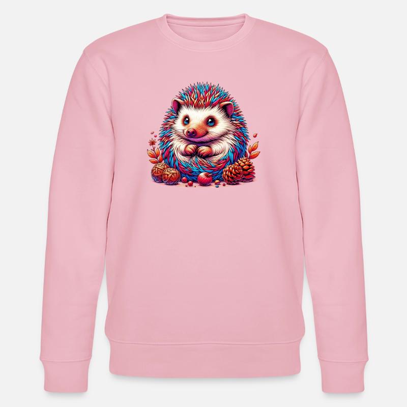 Igel - Stanley/Stella Unisex Bio-Sweatshirt CHANGER  - Hellrosa