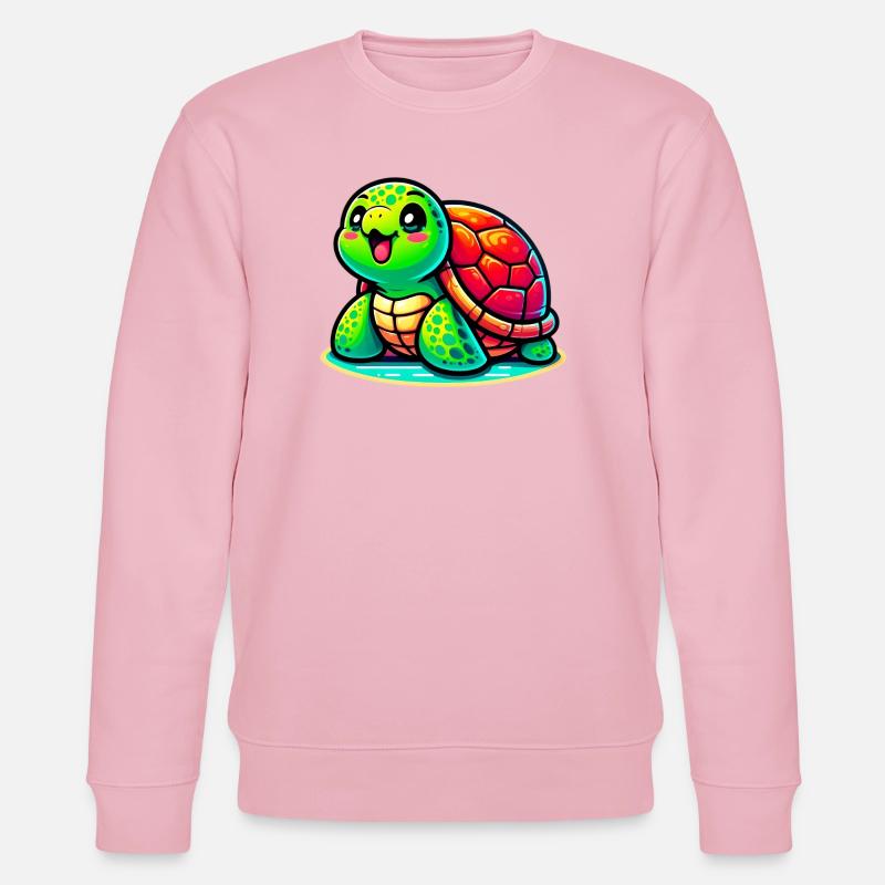 Tortue - Sweat bio CHANGER Stanley/Stella Unisexe - rose pâle