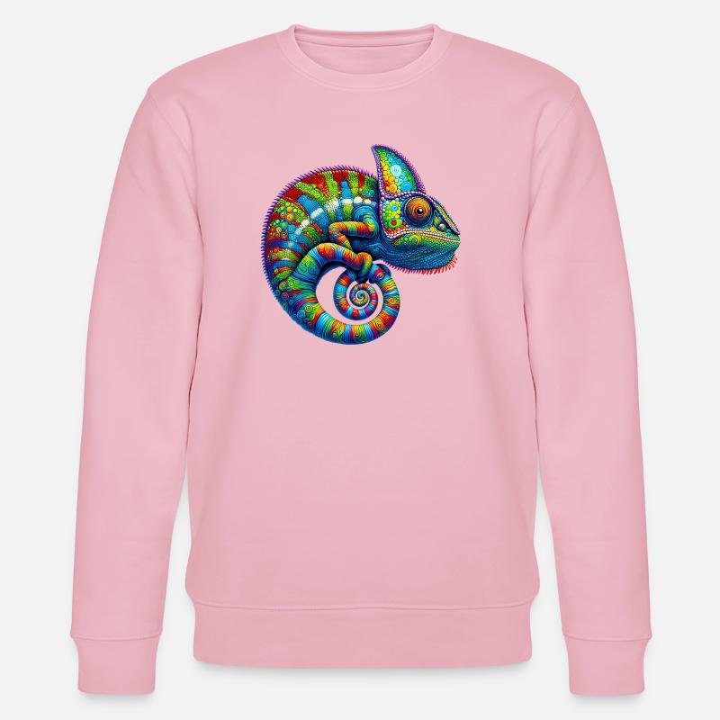 Chamäleon - Stanley/Stella Unisex Bio-Sweatshirt CHANGER  - Hellrosa
