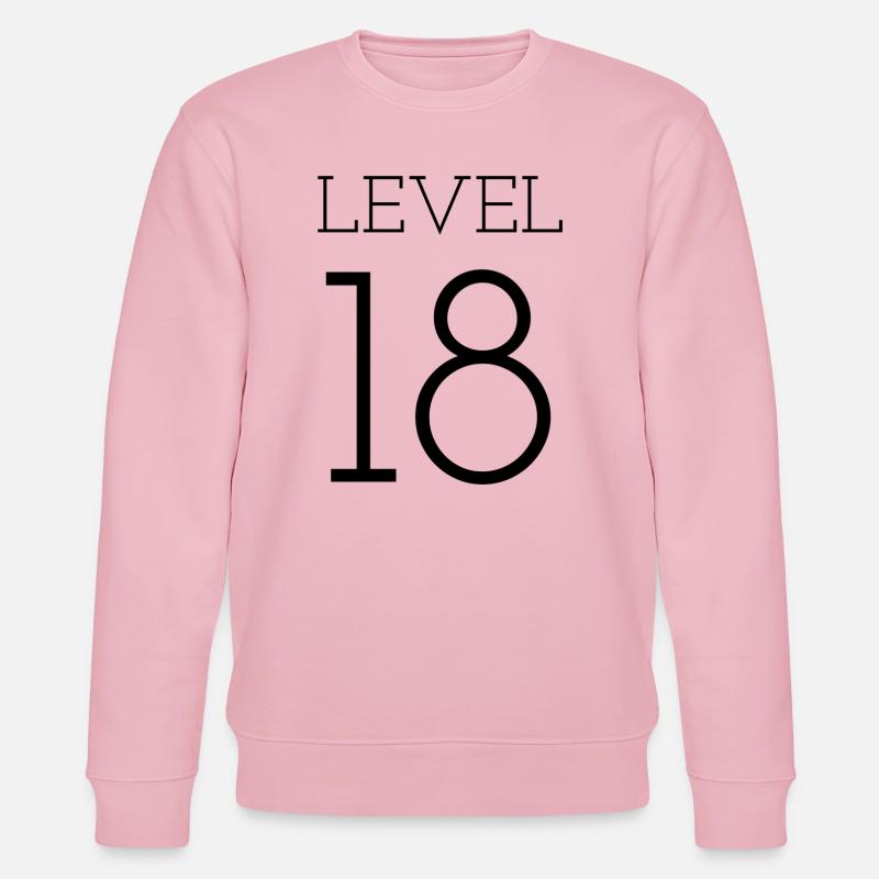 level 18 - Stanley/Stella Unisex Bio-Sweatshirt CHANGER  - Hellrosa