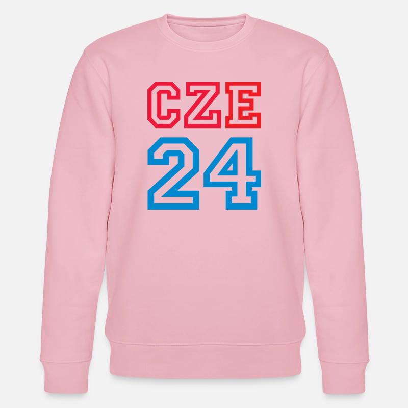 Czech Republic Tschechien - Stanley/Stella Unisex Bio-Sweatshirt CHANGER - Hellrosa