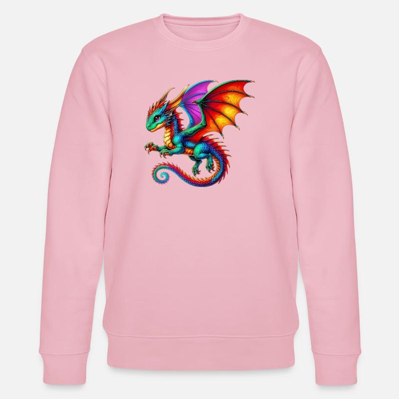 Dragon - Sweat bio CHANGER Stanley/Stella Unisexe - rose pâle