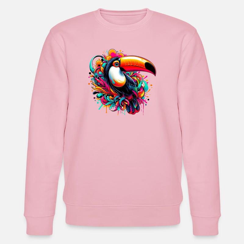 Toucan - Sweat bio CHANGER Stanley/Stella Unisexe - rose pâle