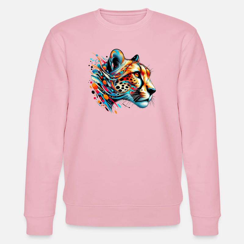 Gepard - Stanley/Stella Unisex Bio-Sweatshirt CHANGER - Hellrosa