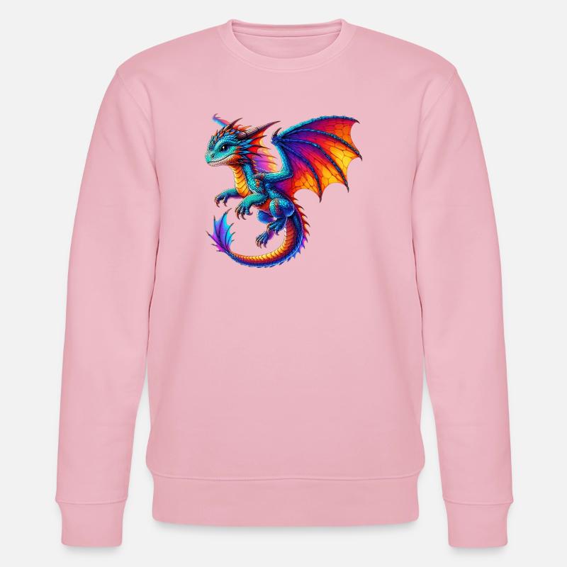 Dragon - Sweat bio CHANGER Stanley/Stella Unisexe - rose pâle