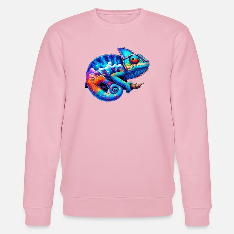 Chamäleon - Stanley/Stella Unisex Bio-Sweatshirt CHANGER  - Hellrosa