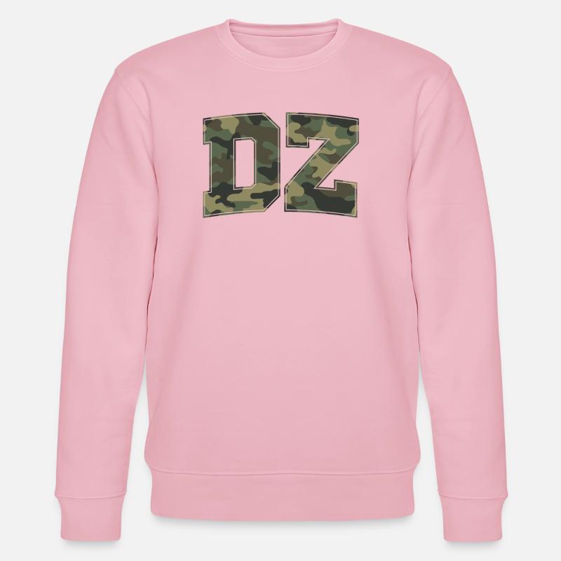 Militärischer Tarnbrief 3D - Stanley/Stella Unisex Bio-Sweatshirt CHANGER  - Hellrosa
