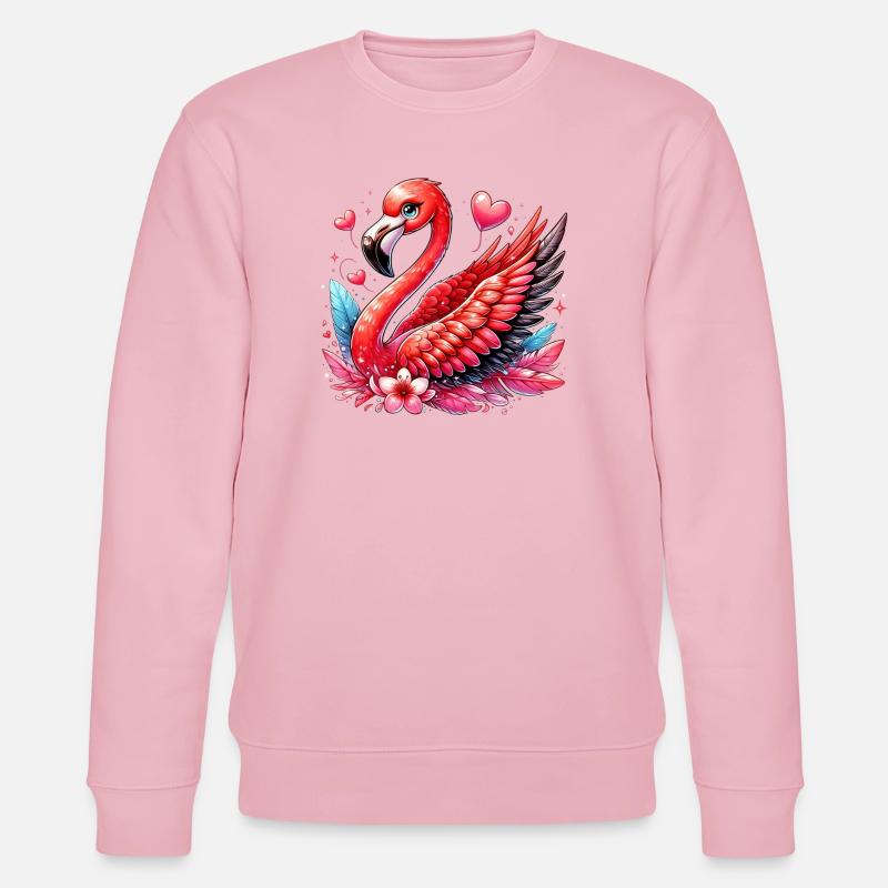 Flamant - Sweat bio CHANGER Stanley/Stella Unisexe - rose pâle