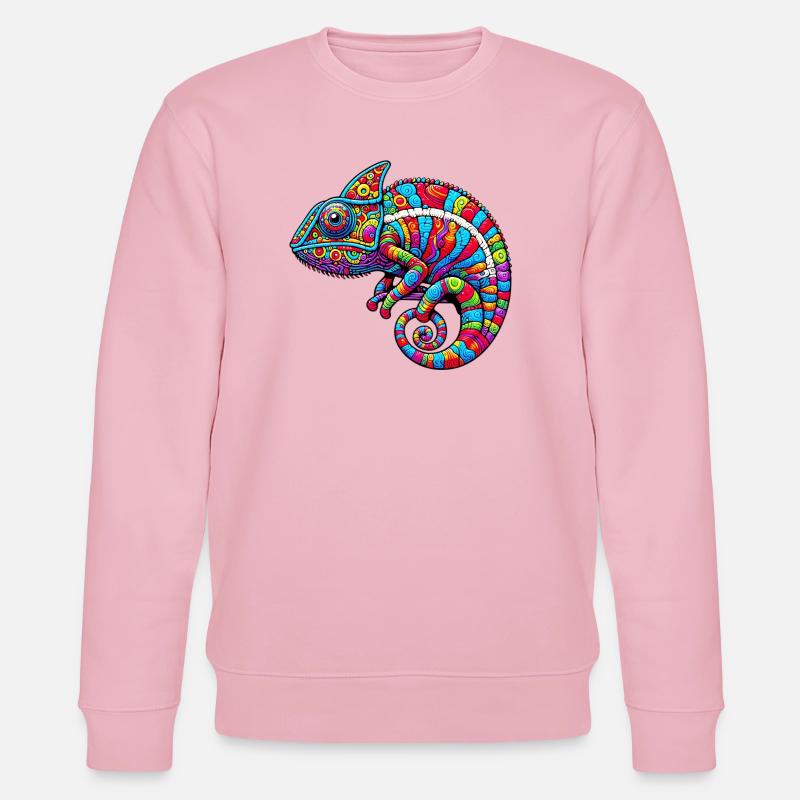 Chamäleon - Stanley/Stella Unisex Bio-Sweatshirt CHANGER  - Hellrosa