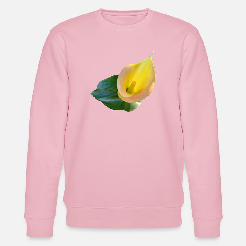 LYS CALLA JAUNE - Sweat bio CHANGER Stanley/Stella Unisexe - rose pâle