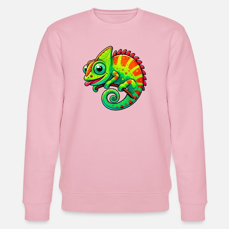 Caméléon - Sweat bio CHANGER Stanley/Stella Unisexe - rose pâle
