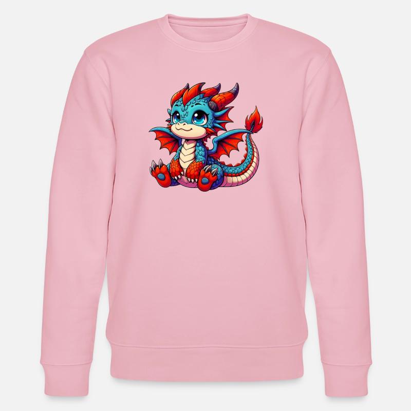 Dragon - Sweat bio CHANGER Stanley/Stella Unisexe - rose pâle