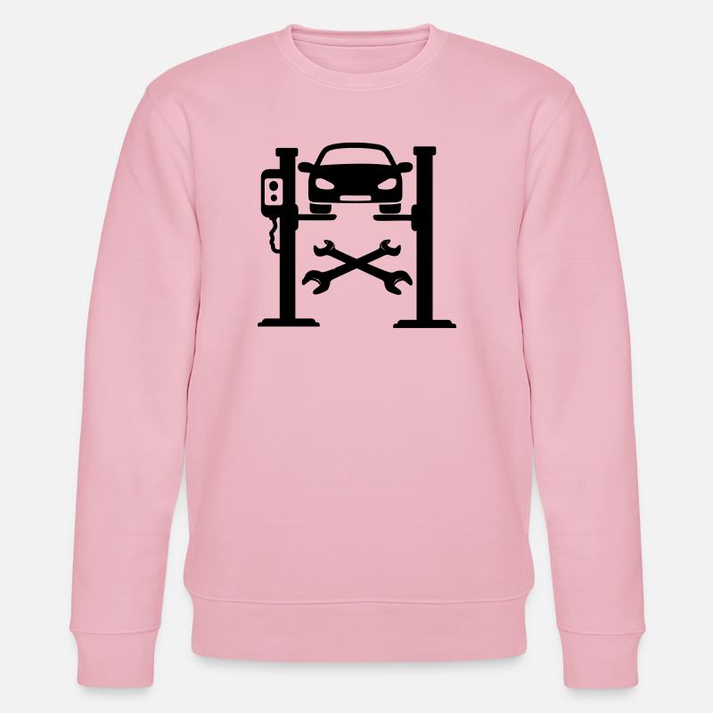 Logo du garage automobile - Sweat bio CHANGER Stanley/Stella Unisexe - rose pâle