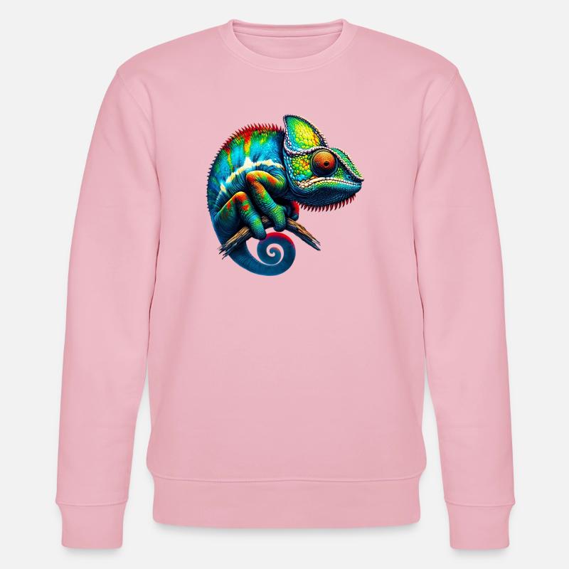 Caméléon - Sweat bio CHANGER Stanley/Stella Unisexe - rose pâle