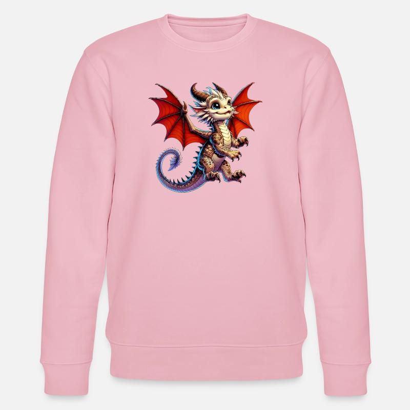 Dragon - Sweat bio CHANGER Stanley/Stella Unisexe - rose pâle