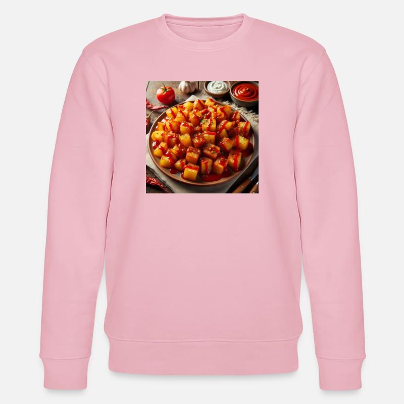 Patatas Bravas - Stanley/Stella Unisex Bio-Sweatshirt CHANGER  - Hellrosa