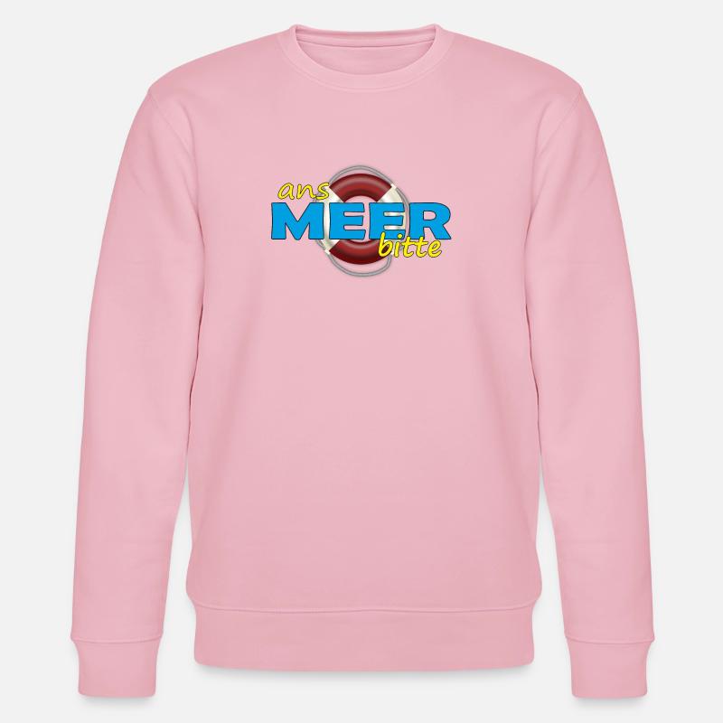 À LA MER S’IL VOUS PLAÎT - Sweat bio CHANGER Stanley/Stella Unisexe - rose pâle