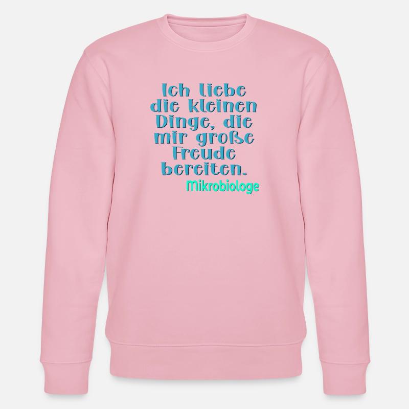 Beruf Mikrobiologe BIOLOGIE - Stanley/Stella Unisex Bio-Sweatshirt CHANGER  - Hellrosa