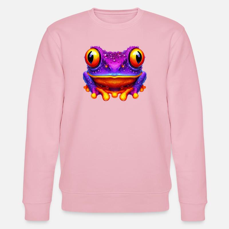 Grenouille - Sweat bio CHANGER Stanley/Stella Unisexe - rose pâle