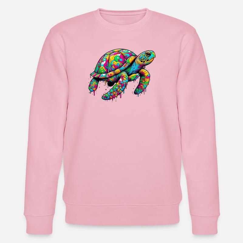 Tortue - Sweat bio CHANGER Stanley/Stella Unisexe - rose pâle