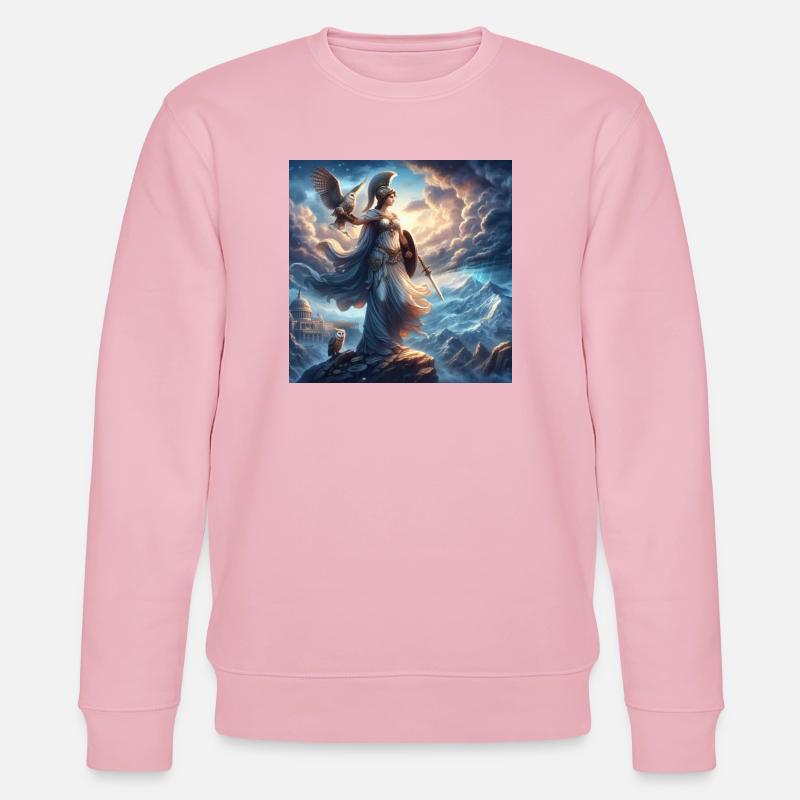 Déesse Athéna - Sweat bio CHANGER Stanley/Stella Unisexe - rose pâle