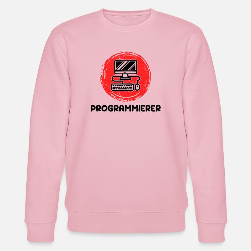 Developer Programmierer Coden Computer Informatik - Stanley/Stella Unisex Bio-Sweatshirt CHANGER  - Hellrosa