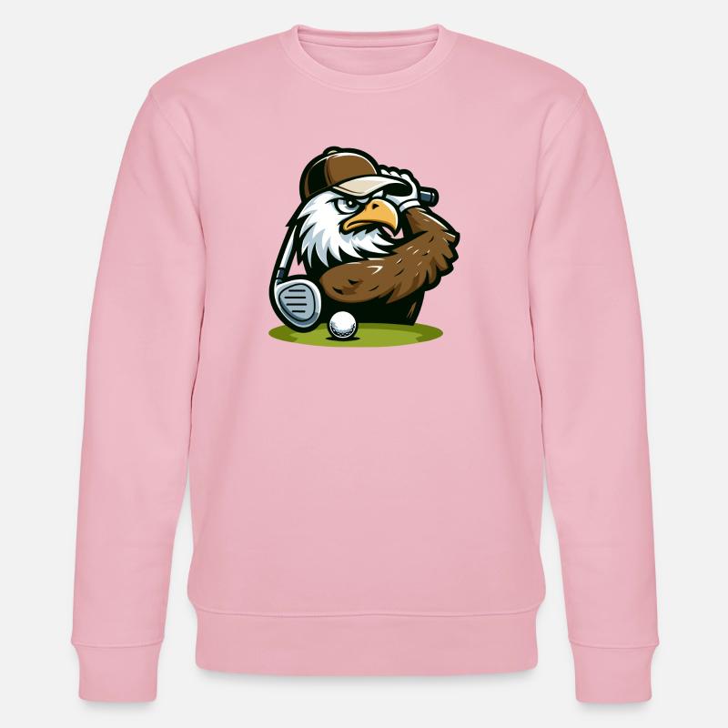 Eagle Ace: Der Golf-Pro - Stanley/Stella Unisex Bio-Sweatshirt CHANGER  - Hellrosa