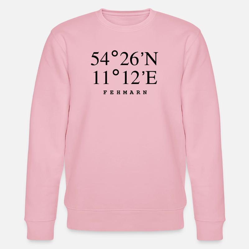 Fehmarn - Sweat bio CHANGER Stanley/Stella Unisexe - rose pâle
