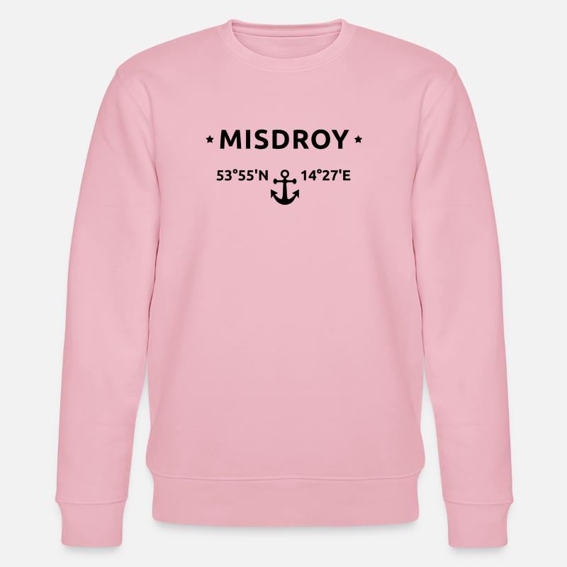 Misdroy - Stanley/Stella Unisex Bio-Sweatshirt CHANGER  - Hellrosa