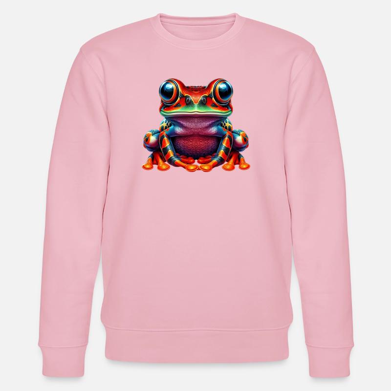Grenouille - Sweat bio CHANGER Stanley/Stella Unisexe - rose pâle