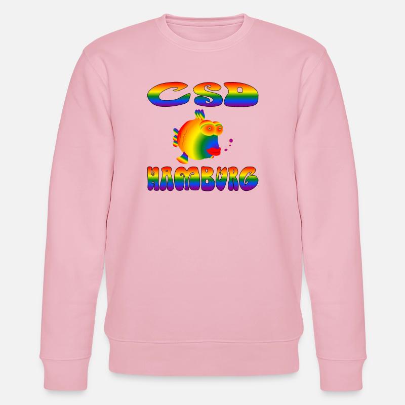 CSD Hamburg Christopher Street Day - Stanley/Stella Unisex Bio-Sweatshirt CHANGER  - Hellrosa