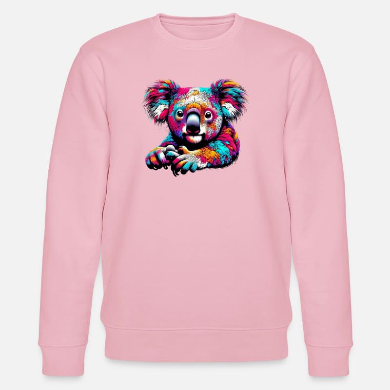 Koala - Stanley/Stella Unisex Bio-Sweatshirt CHANGER - Hellrosa