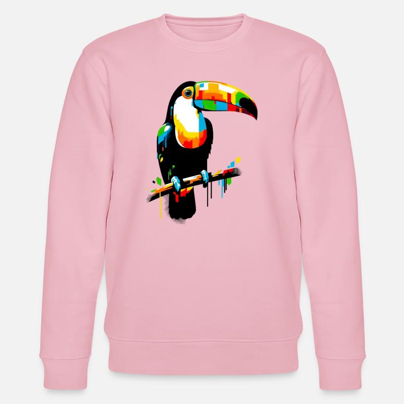 Toucan - Sweat bio CHANGER Stanley/Stella Unisexe - rose pâle