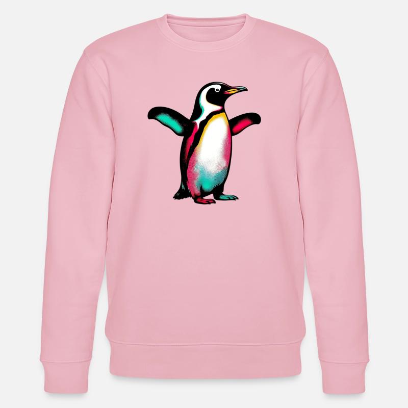 Pingouin - Sweat bio CHANGER Stanley/Stella Unisexe - rose pâle