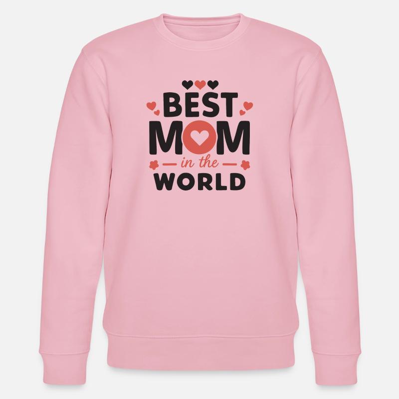 Beste Mama der Welt - Stanley/Stella Unisex Bio-Sweatshirt CHANGER  - Hellrosa
