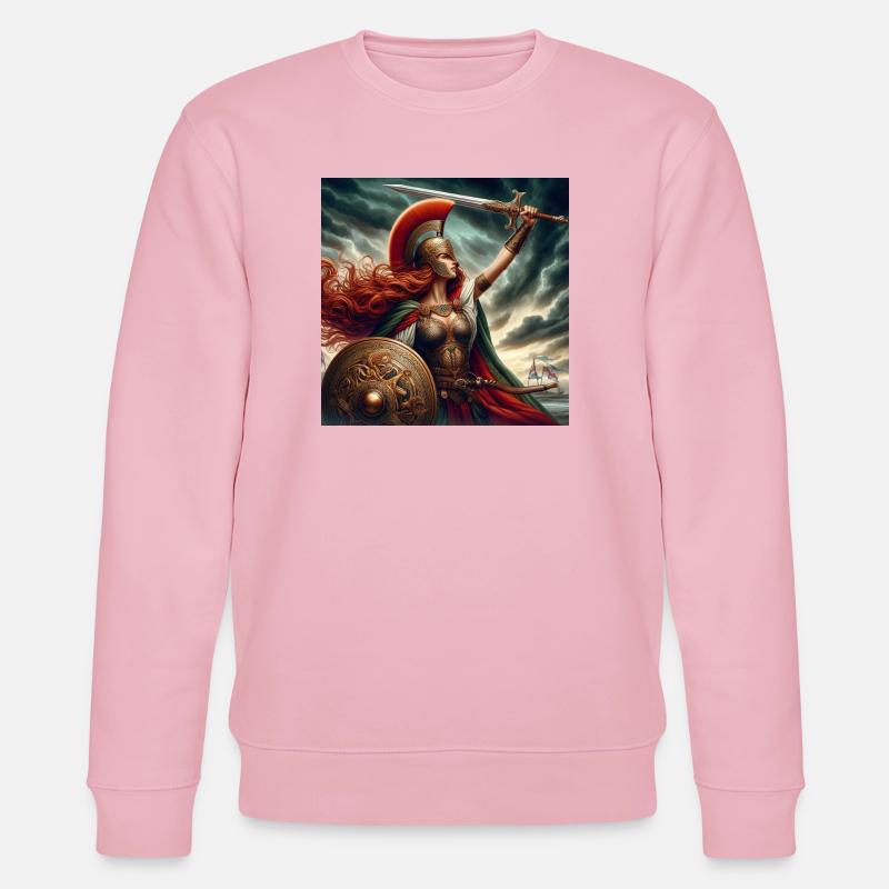 Die Macht eines keltischen Kriegers - Stanley/Stella Unisex Bio-Sweatshirt CHANGER  - Hellrosa
