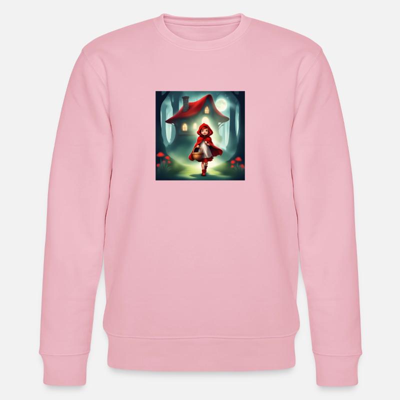 Rotkäppchen, ein wunderbares Märchen - Stanley/Stella Unisex Bio-Sweatshirt CHANGER  - Hellrosa
