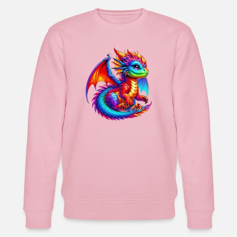 Dragon - Sweat bio CHANGER Stanley/Stella Unisexe - rose pâle
