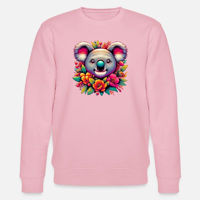 Koala - Stanley/Stella Unisex Bio-Sweatshirt CHANGER  - Hellrosa