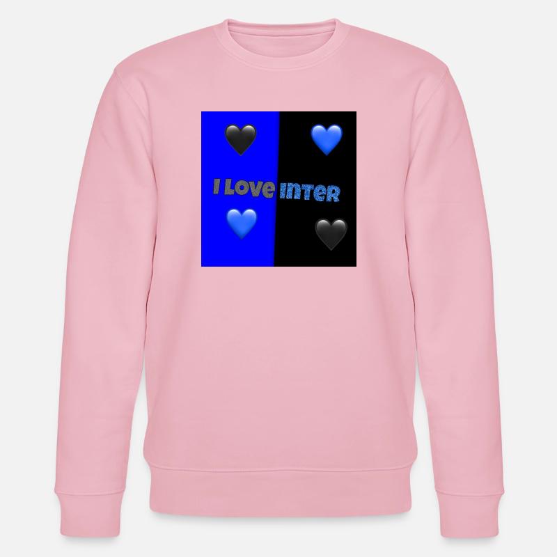 Ich liebe Inter - Stanley/Stella Unisex Bio-Sweatshirt CHANGER  - Hellrosa