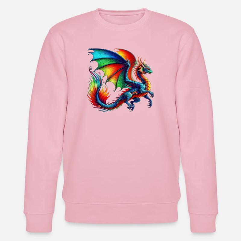 Dragon - Sweat bio CHANGER Stanley/Stella Unisexe - rose pâle