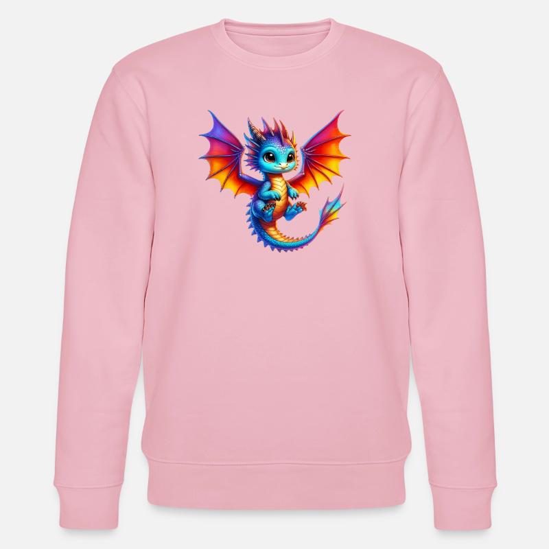 Dragon - Sweat bio CHANGER Stanley/Stella Unisexe - rose pâle