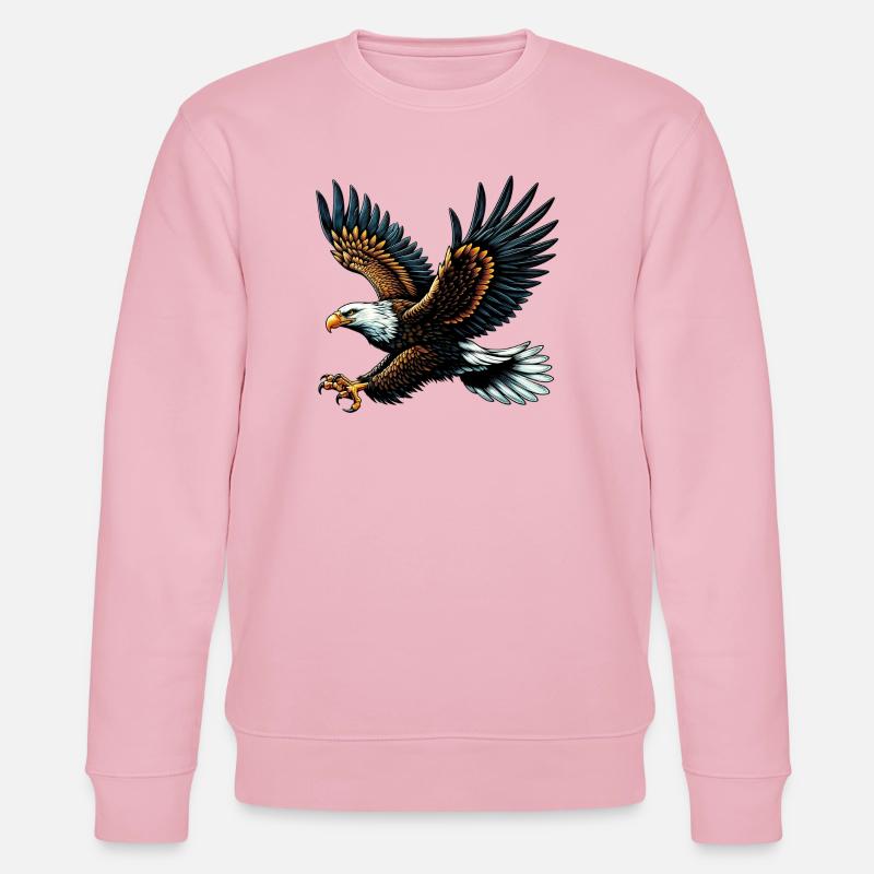 Adler - Stanley/Stella Unisex Bio-Sweatshirt CHANGER  - Hellrosa