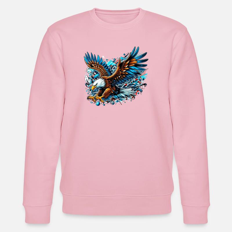 Adler - Stanley/Stella Unisex Bio-Sweatshirt CHANGER  - Hellrosa