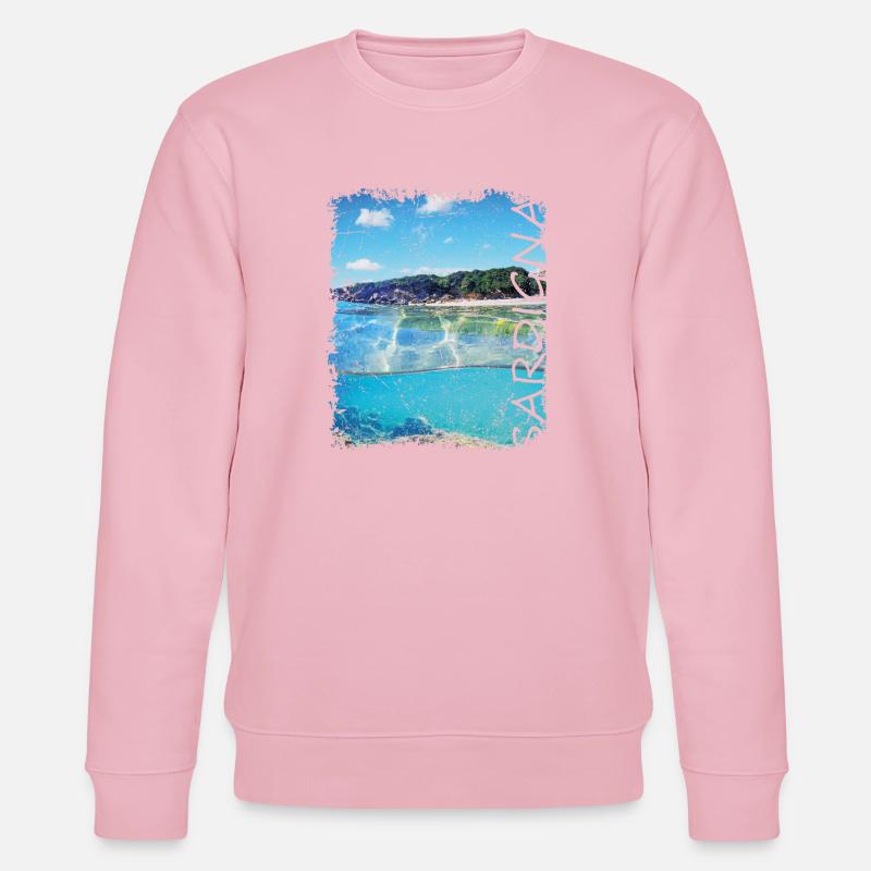 Sardinien Sardigna - Stanley/Stella Unisex Bio-Sweatshirt CHANGER  - Hellrosa