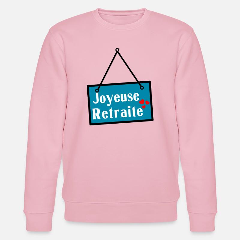 JOYEUSE RETRAITE. RETRAITE - Sweat bio CHANGER Stanley/Stella Unisexe - rose pâle
