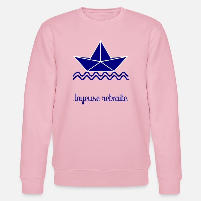 JOYEUSE RETRAITE. RETRAITE - Sweat bio CHANGER Stanley/Stella Unisexe - rose pâle