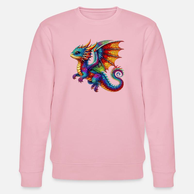 Dragon - Sweat bio CHANGER Stanley/Stella Unisexe - rose pâle