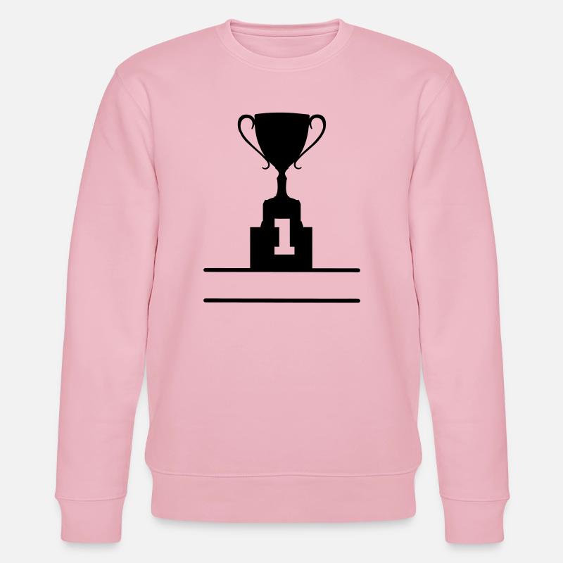 Becher Nummer 1 - Stanley/Stella Unisex Bio-Sweatshirt CHANGER  - Hellrosa