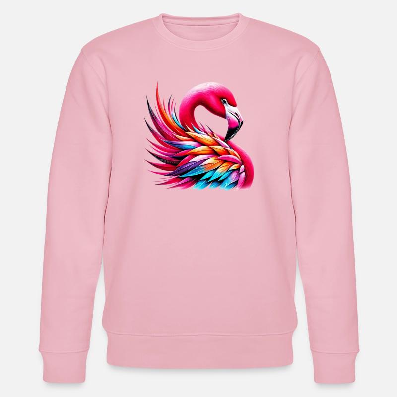 Flamant - Sweat bio CHANGER Stanley/Stella Unisexe - rose pâle
